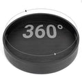 10in Black Bamboo Lazy Susan Turntable Organizer for Pantry | Tall Side Anti-Fall, Organizer Turntable for Countertop & Cabinet | Round Spice & Seasoning Condiment Spinner Tray by Mamalucky