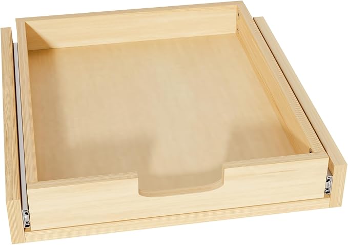 Pullout Cabinet Organizer, 17''W×21''D×3''H Slide Out Shelves for Kitchen Cabinets, Pull out Drawers for Kitchen Cabinets, Pantry, Bathroom, & Storage Organization by GREHITK
