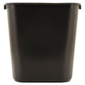 Rubbermaid Commercial Products Resin Wastebasket/Trash Can, 7-Gallon/28-Quart, Black, Plastic, for Bedroom/Bathroom/Office, Fits Under Desk/Sink/Cabinet by RubbermaidCommercialProducts