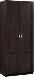 Sauder Storage Cabinet/ Pantry cabinets, 29.61 " x D: 16.02 " x H: 71.50", Cinnamon Cherry finish by SAUDER%C2%AE