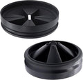 3 3/8" Garbage Disposal Splash Guard Replacement for InSinkErator Evolution | QCB-AM rubber Drain Insert, Sink Baffle, Garbage Disposer Accessories, Upgraded Removable Quiet Collar Drain Plugs, Black by Funmit