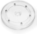 6 Inch Plastic Lazy Susan Turntable, 360° Small Clear Turntable Organizer, Transparent Ball Bearing Rotating Swivel Spinning Tray Plate for Refrigerator Table Spice Cake by Bagentry