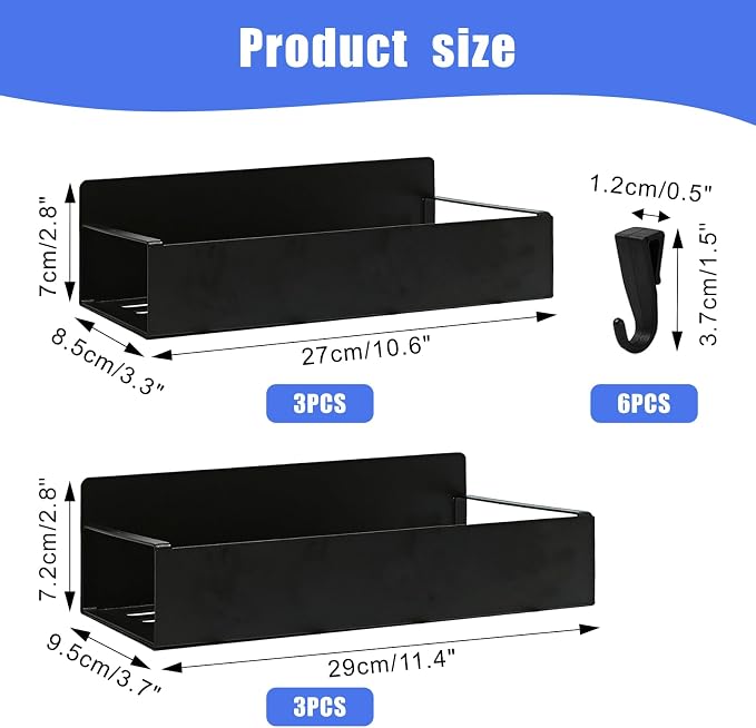 6 Pcs Magnetic Aerosol Spray Can Holder, Steel Magnet Toolbox Bottle Rack | Mechanic Paint Can Organizer Tool Box Storage Rack, for Garage Home Workspace - Image 2