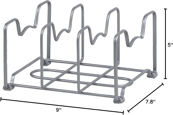 Simple Houseware Kitchen Houseware Organizer Pantry Rack, Silver - Image 5