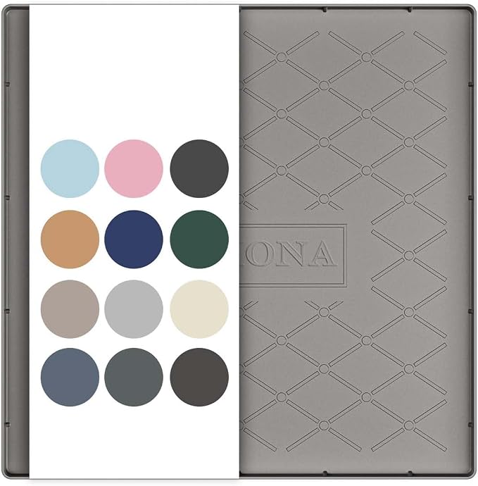 URMONA 19" x 19" Waterproof Silicone Mat in Multiple Sizes & Colors, Under Sink Mat for Kitchen & Bathroom, Pet Food Pad for Dogs & Cats, Kitchen Cabinet Liner, Multi-Purpose for Storage(Beige) by URMONA