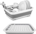 Collapsible Bowls, Plates, and Dishes Drainer, Portable Space-Saving Dish Rack for Kitchen, RV, Campers, and Travel Trailers by SipobuyUS