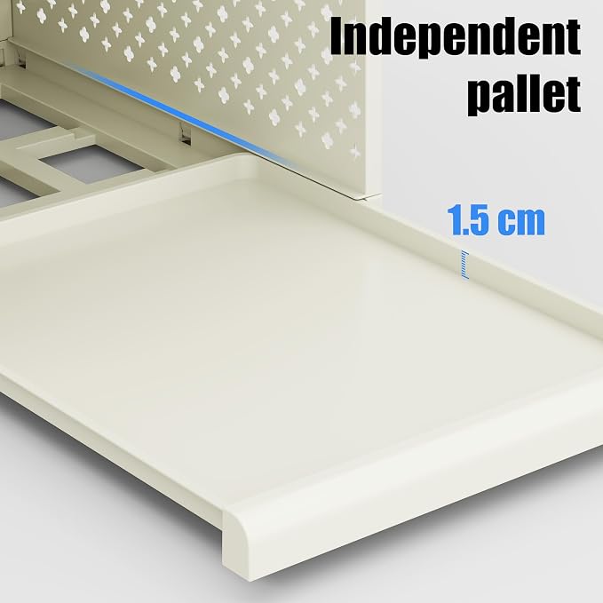 Bathroom Shelf, 3pcs Storage Drawers Organiser, 24.2" Stackable Cabinet | Large Organizer Boxes for Bedroom, Bathroom, Living Room, Kitchen, Office, Entrance, 12.8" wide - Image 6