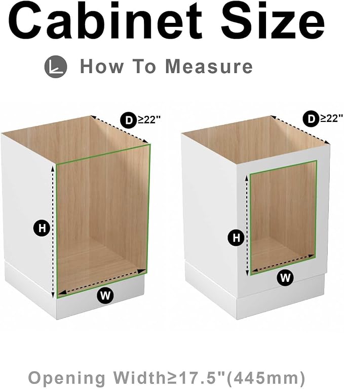Pull Out Cabinet Organizer, (17½"W x 20" D), Soft Close Pull Out Cabient Drawer, Slide Out Drawer for Kitchen Base Cabinet, Pot and Pan Organization, Pantry Organizers - Image 4
