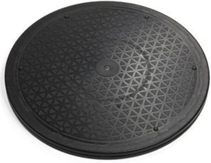 12 Inch Heavy Duty Rotating Swivel With Steel Ball Bearings Stand for Monitor/TV/Turntable/Lazy Susan by VinylVac