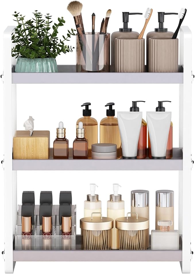 HNRLOY Bathroom Counter Organizer, Bathroom Counter Shelf, Makeup Organizer | Bathroom Countertop Organizer, Bathroom Sink Organizer, Perfume Organizer, Vanity Shelf, Bathroom Organization and Storage by Unknown