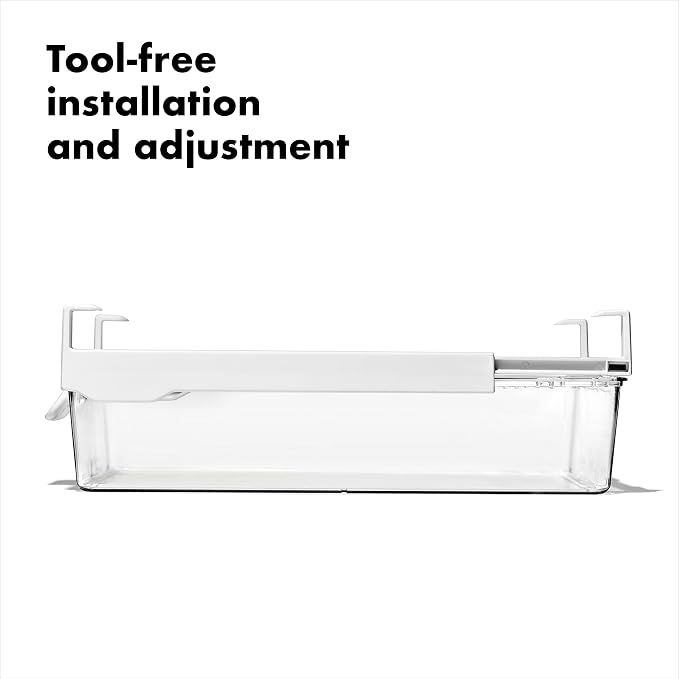 OXO Good Grips Fridge Undershelf Drawer 14 in - for Deli Meat, Cheese, Produce and More (Pack of 4) - Image 4