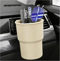 Car Cup Holder Hook, Auto Door Window Mount Drink Holder Bottle Organizer with Air Vent Clips, Universal Vehicle Hanging Beverage Holders for Coffee Water Bottles Soda Cans (Beige) by Unknown
