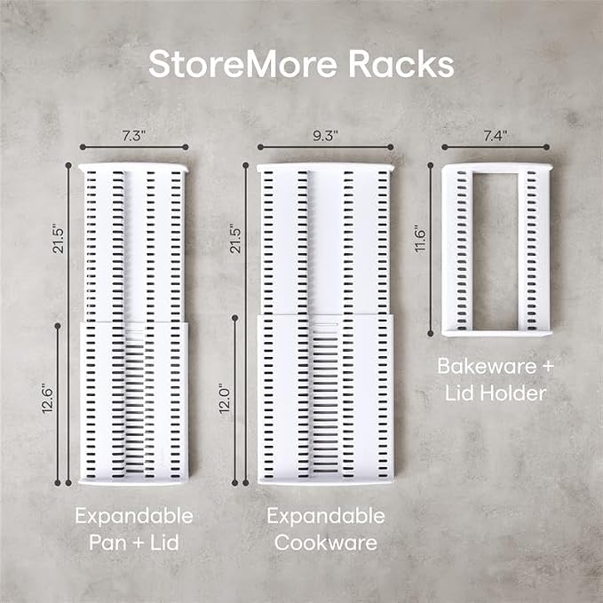 YouCopia StoreMore Bakeware Rack, Adjustable Dividers, Baking Pan Organizer - Image 8