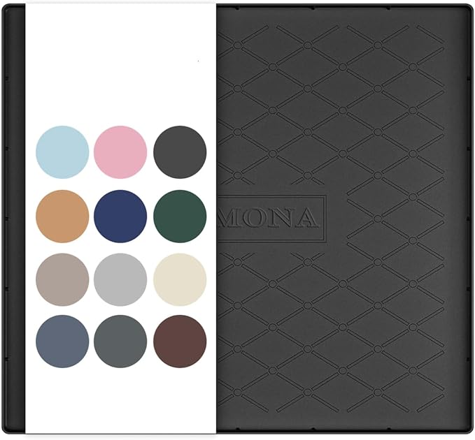 URMONA 22" x 19" Waterproof Silicone Mat in Multiple Sizes & Colors, Under Sink Mat for Kitchen & Bathroom, Pet Food Pad for Dogs & Cats, Kitchen Cabinet Liner, Multi-Purpose for Storage(Black) by URMONA