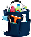 Cleaning Caddy with Handle, for Cleaning Supplies Organizer Bucket | Foldable Storage Tote with 6 Pockets,17L Large Capacity Basket for Household Organizer,Laundry Room,Bathroom & Home by Unknown