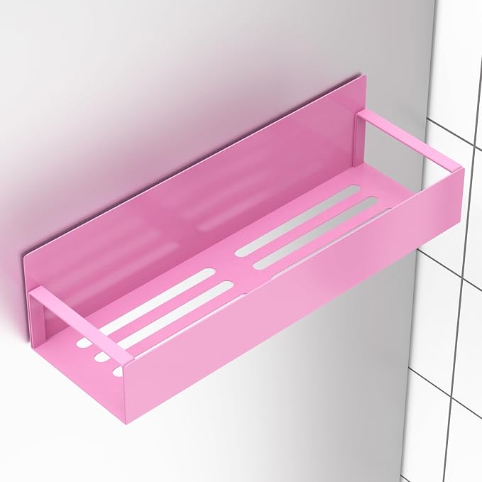Metal Magnetic Spice Rack for Refrigerator Pink, 4 Pack | Magnetic Shelves Heavy Duty for Fridge in Kitchen, Seasoning Storage Organizer, For Oven Washer and Dryer, For Heavier Items - Image 6