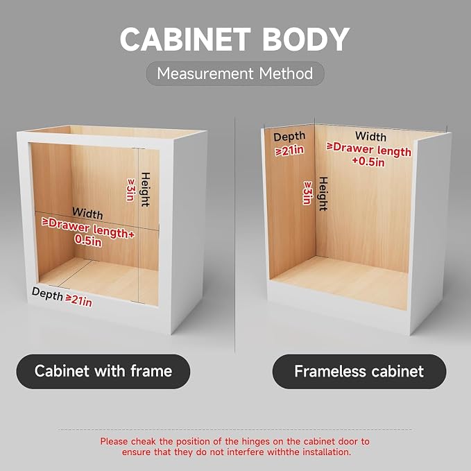 Pre-Assembled Pull Out Cabinet Drawer with L-Brackets No Shelf Required | All 3/4" Solid Wood Construction Soft Close Slide（26''W x 21''D） - Image 8