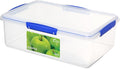 Sistema KLIP IT Large 7L Food Storage Container, Airtight & Stackable, Dishwasher, Freezer, & Microwave-Safe, BPA-Free by Sistema