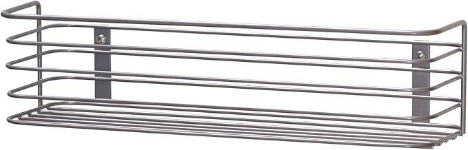 Household Essentials 1226-1 Long Basket Door Mount Cabinet Organizer | Mounts to Solid Cabinet Doors or Walls by HouseholdEssentials