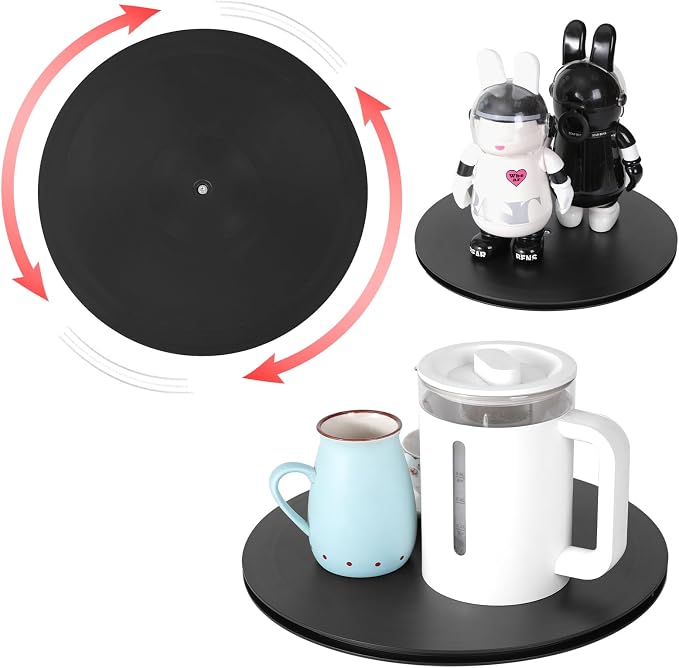 ZZRANYE 14 Inch Heavy Duty Rotating Swivel Stand - 360 Degree Rotating Lazy Susan Base with Steel Ball Bearings for Model Base/Rotating Plants/Crafts Stand Monitor/TV/Monitors/Potted Plants - Image 5