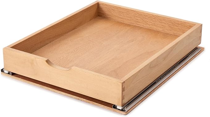 Pull Out Cabinet Drawers - 6x2 Size Options (12-23'W,18-21'D), Pre-Assembled with Soft Close Slides, Solid Beechwood, Easy Installation (18'W x 21'D) by Unknown