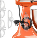 Cord Organizer Kitchen Appliances, Clear Holder for Stand Mixer, 3PCS Self Adhesive Stick On Cable Wrap Keeper Hook, Electric Wire Hider, Silicone Compatible Accessories with KitchenAid by AFunCrafter