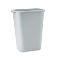 Rubbermaid Commercial Products Deskside Wastebasket/Trash Can, 10.25-Gallon/41-Quart, Gray, Plastic, Garbage Can for Home/Office, Fits Under Desk/Sink/Cabinet, Pack of 12 by RubbermaidCommercialProducts