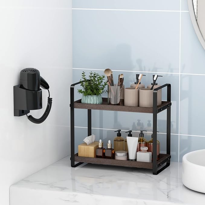 HNRLOY Bathroom Counter Organizer, Bathroom Counter Shelf, Makeup Organizer | Bathroom Countertop Organizer, Bathroom Sink Organizer, Perfume Organizer, Vanity Shelf, Bathroom Organization and Storage - Image 6