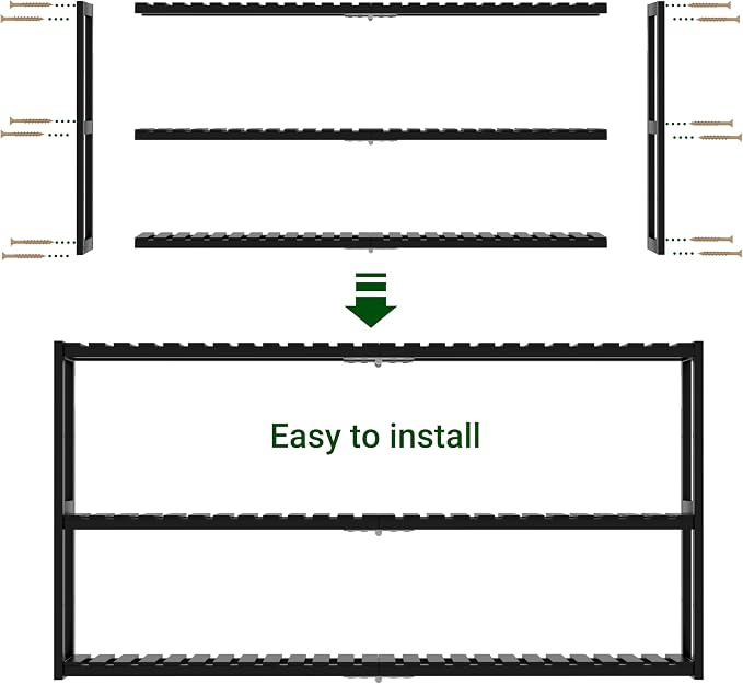 Extra Long Bathroom Organizer Storage Shelves 100% Bamboo Adjustable Height Over The Toilet Storage Floating Shelf for Wall Shower Shelf Can Placed in The Bathroom Kitchen Living Room for Multi Usage - Image 3