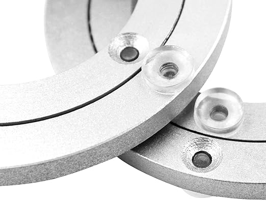 Aluminium Alloy Turntable Bearing, Heavy Duty Swivel Turntable Lazy Susan Rotating Bearing Turntable Round Dining Table Smooth Swivel Plate Hardware (250mm - 10inch) - Image 3