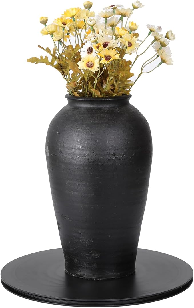 ZZRANYE 14 Inch Heavy Duty Rotating Swivel Stand - 360 Degree Rotating Lazy Susan Base with Steel Ball Bearings for Model Base/Rotating Plants/Crafts Stand Monitor/TV/Monitors/Potted Plants - Image 6