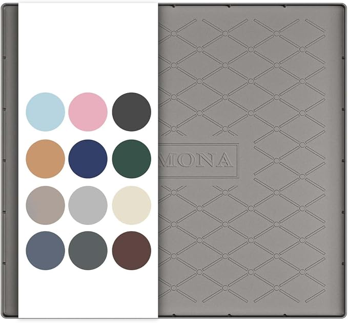 URMONA 22" x 19" Waterproof Silicone Mat in Multiple Sizes & Colors, Under Sink Mat for Kitchen & Bathroom, Pet Food Pad for Dogs & Cats, Kitchen Cabinet Liner, Multi-Purpose for Storage(Beige) by URMONA