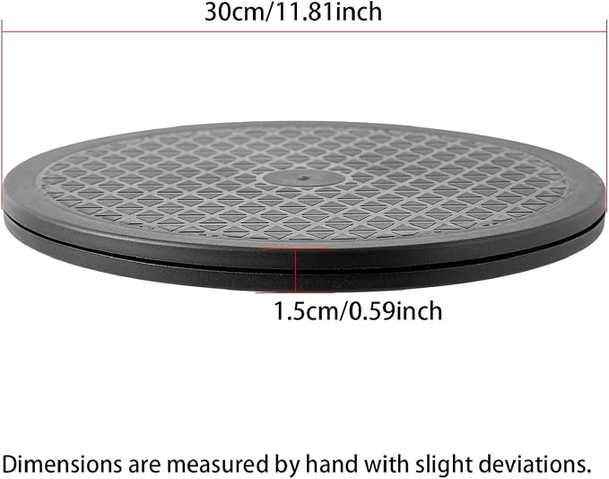 Multi-use Heavy Duty Rotating Swivel Stand - Lazy Susan with Steel Ball Bearings for Model Base/Rotating Plants/Crafts Stand Monitor/Big Screen TV/Monitors/Potted Plants (12 Inch) - Image 3