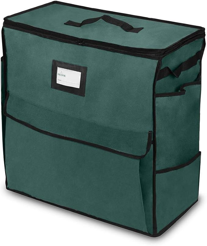 Unique Holiday Storage Organizer for Gift Bag and Wrapping Accessories (Green) - Image 3
