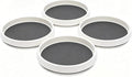 Lazy Susan Turntable Organizer 4 Pack - 10" Rotating Spice Rack Trays | Smooth 360° rotation provides easy access to items in deep cabinets, pantries, countertops, and fridges without clutter. by P%C2%A0PRETIRENO