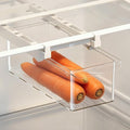 Refrigerator Organizers Storage Fridge Drawer, Storage Containers - 1pc(M) | Under Shelf Drawer for Fruit, Deli, Cheese, Seafood, Pull Out Plastic Organizer Bins fit for Medium Fridge Shelf, Simple Use by onaner
