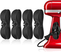 4PCS Cord Organizer For Appliances,UMUST Kitchen Appliance Cord Winder Holder, Cable Wrapper Stick Firmly for Coffee Maker Pressure Cooker Etc (Black) by ELECTRONICACCESSORIES