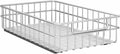 Pull out Cabinet Organizer, Stainless Steel 1-Pack (11.8"W x 21"D) Full-Extension Slide out Drawer, Adhesive Roll out Can Spice Storage Basket Shelf Rack for Pantry, Kitchen, Bathroom, Home Closet by Kitstorack