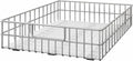 Pull out Cabinet Organizer, Stainless Steel 1-Pack (20.1"W x 21"D) Full-Extension Slide out Drawer, Adhesive Roll out Can Spice Storage Basket Shelf Rack for Pantry, Kitchen, Bathroom, Home Closet by Kitstorack