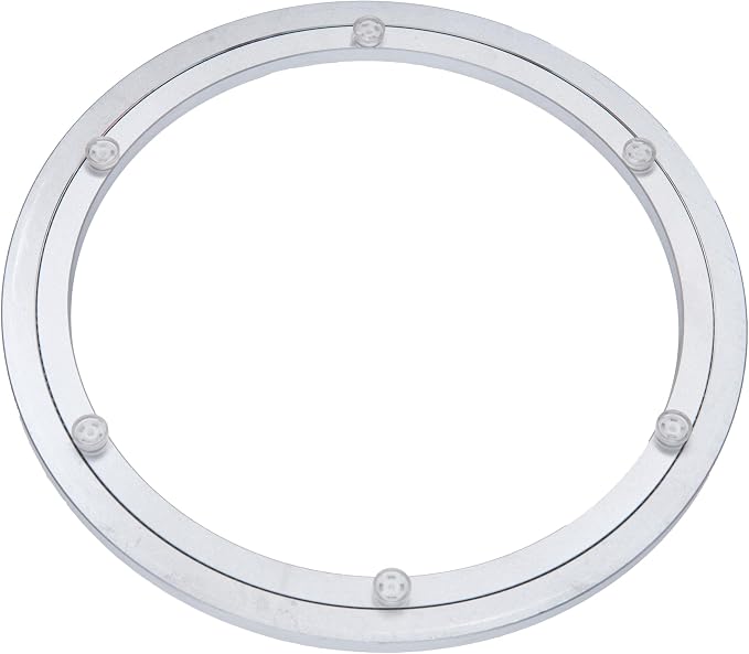 Aluminum Heavy Duty Lazy Susan Rotating Turntable Bearing Swivel Plate Hardware for Dining-Table (14 inch) by Dailydanny
