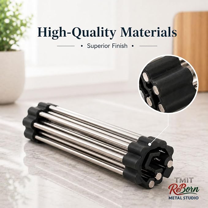 Over the Sink Roll Up Dish Drying Rack – Stainless Steel Collapsible Dish Drainer, Kitchen Sink Organizer for Counter & Sink, 17.7" x 15.7 - Image 5