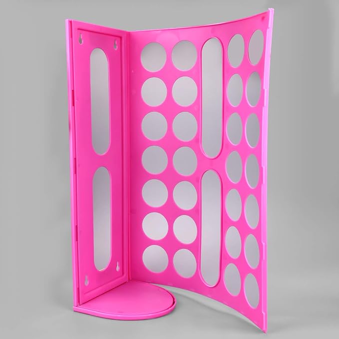 Lunies Wall Mount Bag Dispenser Large Capacity Plastic Bag Vinyl Holder - Multiple Large Holes for Easy Access Bags Great for Shopping Bags/Grocery Bags/Vinyl Storage Pink 2 Pack - Image 4