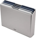 Joseph Joseph Folio 4-Piece Colour coded Cutting Board Set, Slimline case for organized Kitchen storage, Silver by Unknown