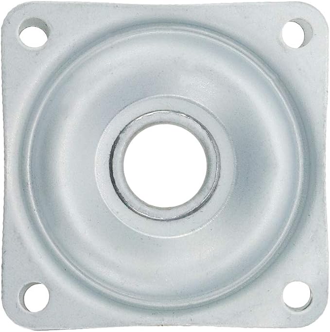 2 Inch Lazy Susan Hardware, 5Pcs Square Lazy Susan Turntable Bearings, Heavy Duty Lazy Susan Bearing Steel Swivel Plate for Kitchen Table Makeup Holder, Silver - Image 9