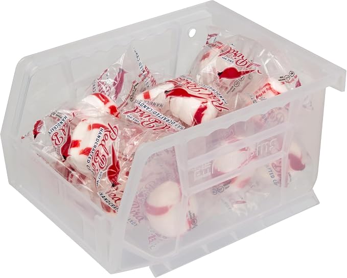 Akro-Mils 30210 AkroBins Plastic Storage Bins, Space-Saving Stackable Bins for Garage, Pantry, Craft Organization, 5" x 4" x 3", Clear, 6-Pack - Image 11