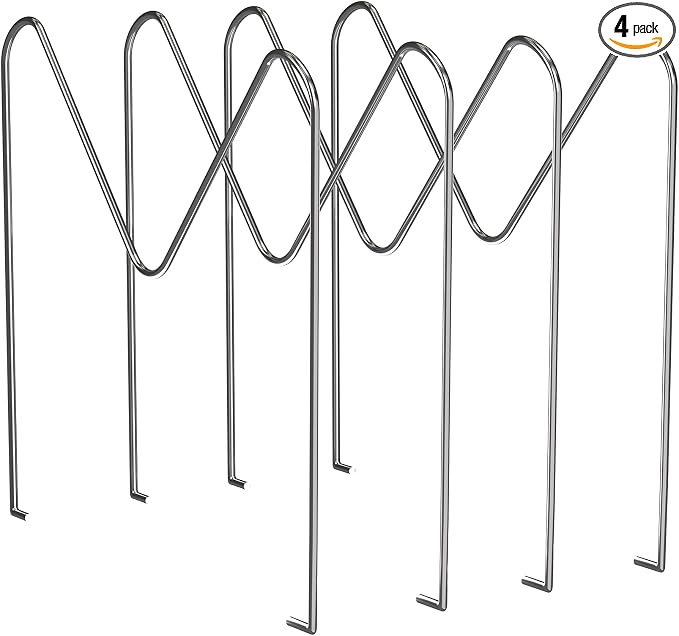 4 Adjustable Dividers Pull Out Pots and Pans Organizers | Optional Dividers Sliding Pot Lid Holder in Kitchen and Slide Out Cabinet Storage of Lids, Bakewares and Pots by Golener