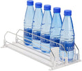 Upgraded Drink Organizer for Fridge，Soda Can Dispenser for Refrigerator，Automatic Self-Pushing Drink Pusher，Space-Saving Fridge Storage，Holds up to 10-15 Cans, 2 Row by Unknown