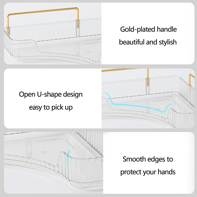 3-Tier Corner Bathroom Counter Organizer – Storage Shelf for Makeup, Perfume & Skincare, Space-Saving Countertop Tray Fits Bathroom, Dresser, Kitchen (White) - Image 3