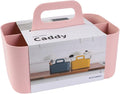 BLUE GINKGO Stackable Organizer Caddy, Rectangle, Pink, Made in Korea | Portable. Adjustable. Home, Office & School Storage. by BLUEGINKGO