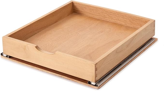 Pull Out Cabinet Drawers - 6x2 Size Options (12-23'W,18-21'D), Pre-Assembled with Soft Close Slides, Solid Beechwood, Easy Installation(18'W x 18'D) by Unknown
